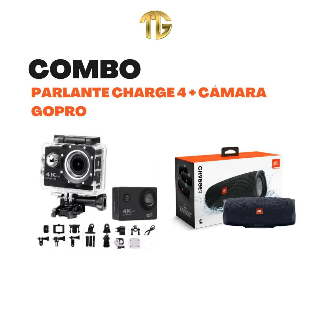 Charge 4 Negro + Gopro Regalo 🔊📷